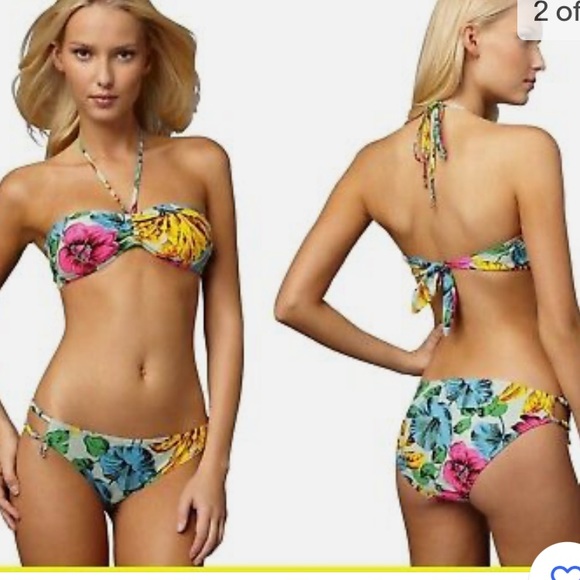Marc by marc jacobs bikini top size xs in havana floral - Picture 9 of 9